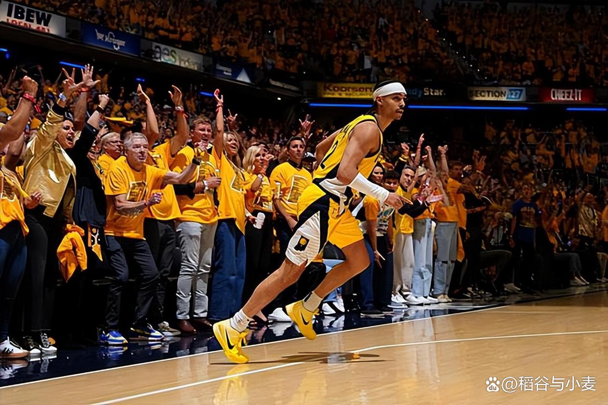 步行者队大将在胜利比赛中挺身而出，成为焦点